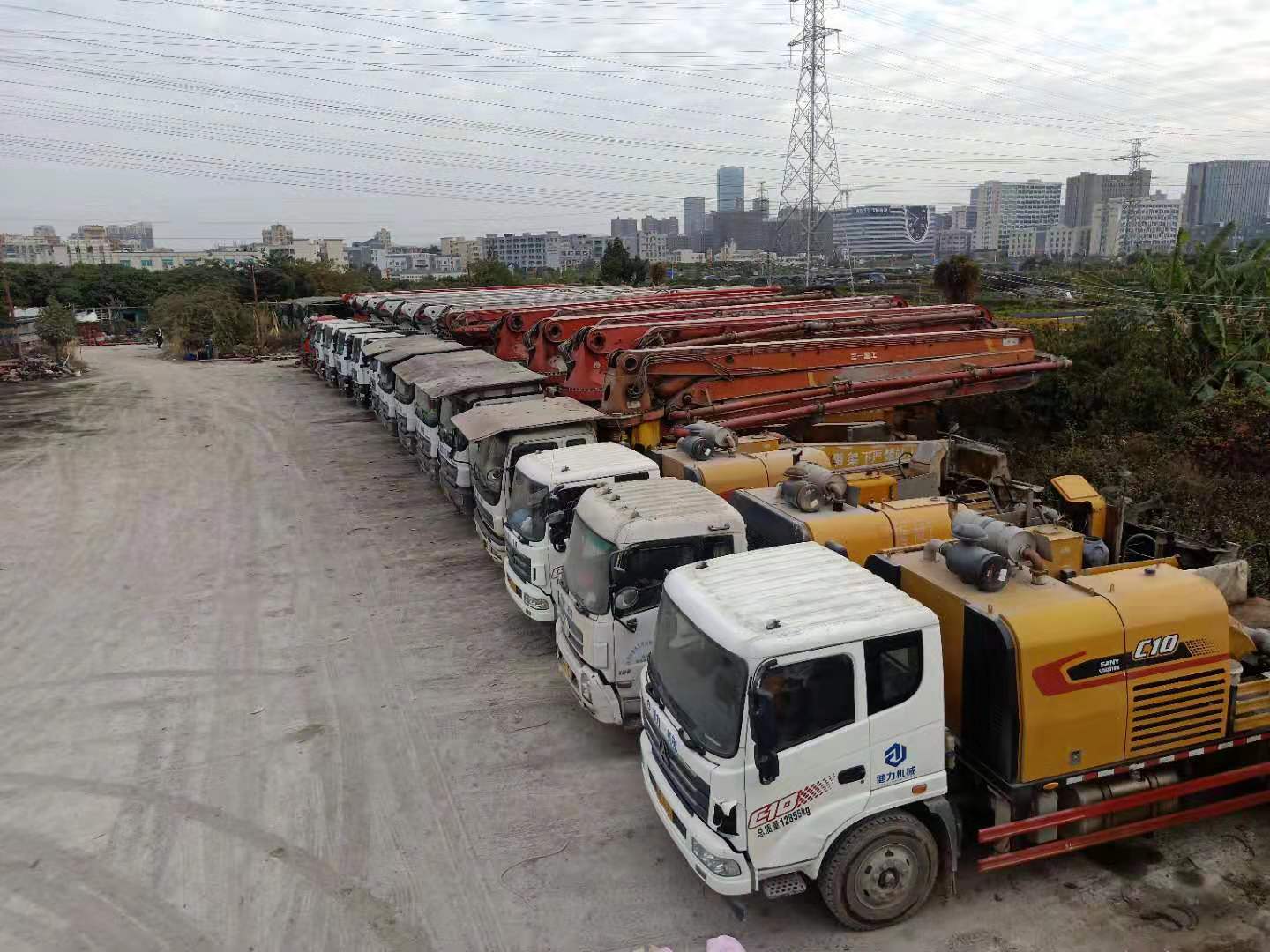 深圳混凝土泵车的原理和适用施工事项