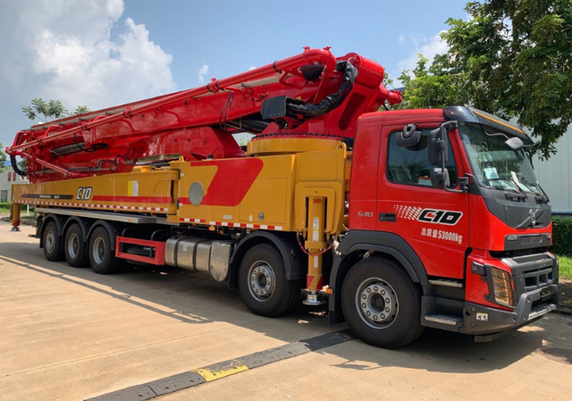 珠三角最长臂架泵车在跨河桥梁工程中的创新应用实践